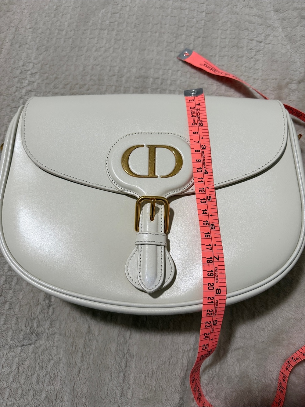 Dior Bobby Bag with Blue Dior Oblique Embroidered Shoulder Strap - Picture 11 of 11